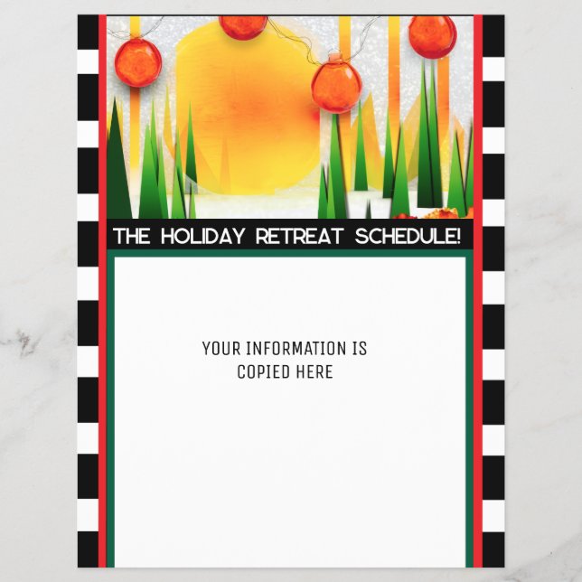 PROSPECTUS 21,6 CM X 24,94 CM PINE DE VACANCES (Devant)