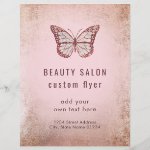 Prospectus 21,6 Cm X 24,94 Cm Pink butterfly