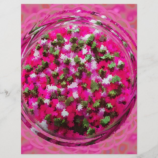 Prospectus 21,6 Cm X 24,94 Cm Pink Potpourri Bulk Scrapbook Paper Pages (Devant)