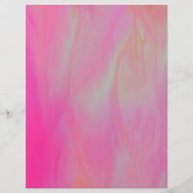 Prospectus 21,6 Cm X 24,94 Cm Pink Skies Bulk Scrapbook Paper Pages (Devant)