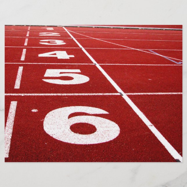 Prospectus 21,6 Cm X 24,94 Cm Piste de course (Devant)