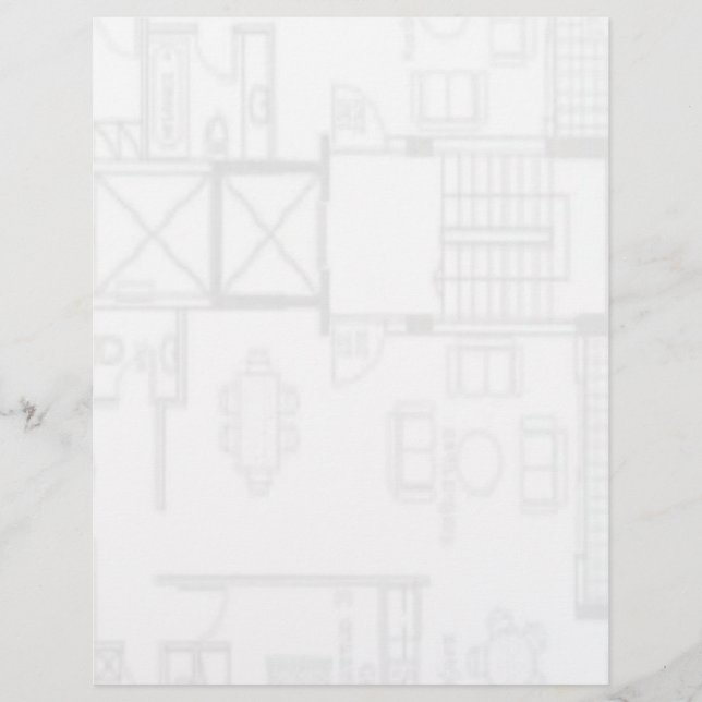 Prospectus 21,6 Cm X 24,94 Cm Plan de plancher (Devant)