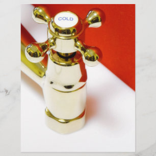 Prospectus 21,6 Cm X 24,94 Cm Poignée transversale de Faucet