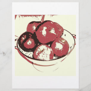 Prospectus 21,6 Cm X 24,94 Cm Pommes Pop Art