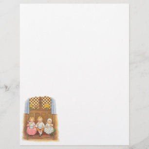 Prospectus 21,6 Cm X 24,94 Cm Porridge Chaud de Pease Vintage Comptine pour Enfa