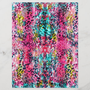 Prospectus 21,6 Cm X 24,94 Cm poster de animal leopard peau de serpent tendance