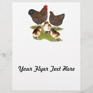Prospectus 21,6 Cm X 24,94 Cm Poule de la famille Jubilée d'Orpington