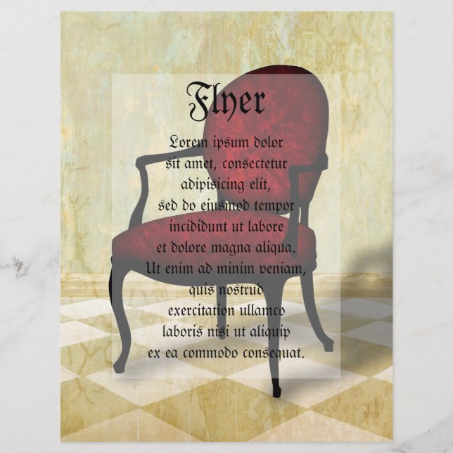 Prospectus 21,6 Cm X 24,94 Cm Présidence royale (Devant)