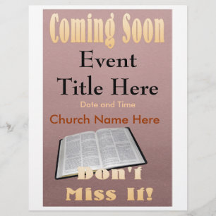 Prospectus 21,6 Cm X 24,94 Cm Prochainement Circulaire Brown