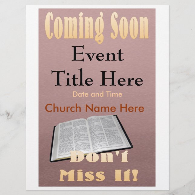 Prospectus 21,6 Cm X 24,94 Cm Prochainement Circulaire Brown (Devant)