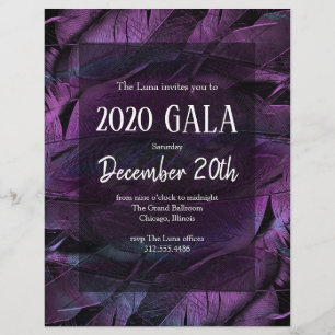 Prospectus 21,6 Cm X 24,94 Cm Profitez Gala New Year Party Flyer