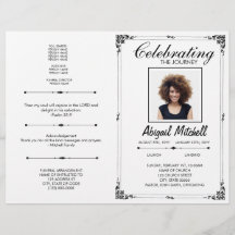 Programme de Funérailles | Célébration du Voyage |