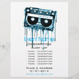 Prospectus 21,6 Cm X 24,94 Cm Promotion d'événements musicaux