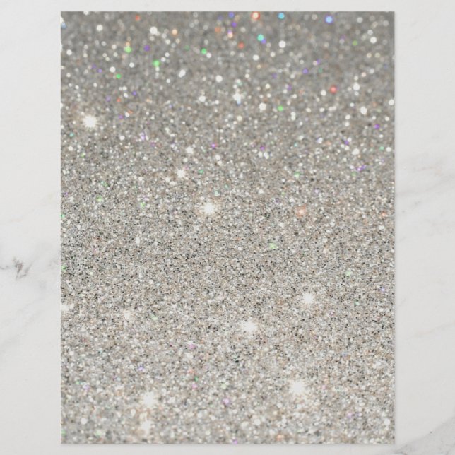 Prospectus 21,6 Cm X 24,94 Cm prospectus blanc parties scintillant (Devant)