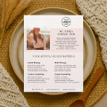 Prospectus 21,6 Cm X 24,94 Cm Psychologie Thérapie Logo Photo Blush Flyer<br><div class="desc">Faites connaître votre pratique en santé mentale avec ce prospectus élégant et entièrement personnalisable, parfait pour les psychologues, les thérapeutes et les conseillers. Les tons doux et le design minimaliste apportent chaleur et confiance, tandis que la disposition structurée met en valeur votre expertise avec clarté et professionnalisme. Ajoutez votre logo...</div>