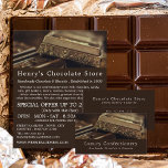 Prospectus 21,6 Cm X 24,94 Cm Publicité pour le chocolat de luxe et les fournitu<br><div class="desc">Dépliants publicitaires pour le chocolat de luxe et les fournitures de confiserie par The Business Card Store.</div>