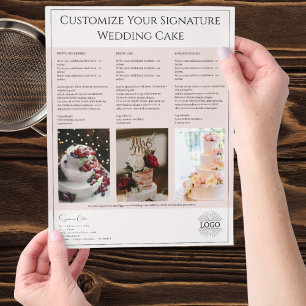 Prospectus 21,6 Cm X 24,94 Cm Publicité sur gâteaux