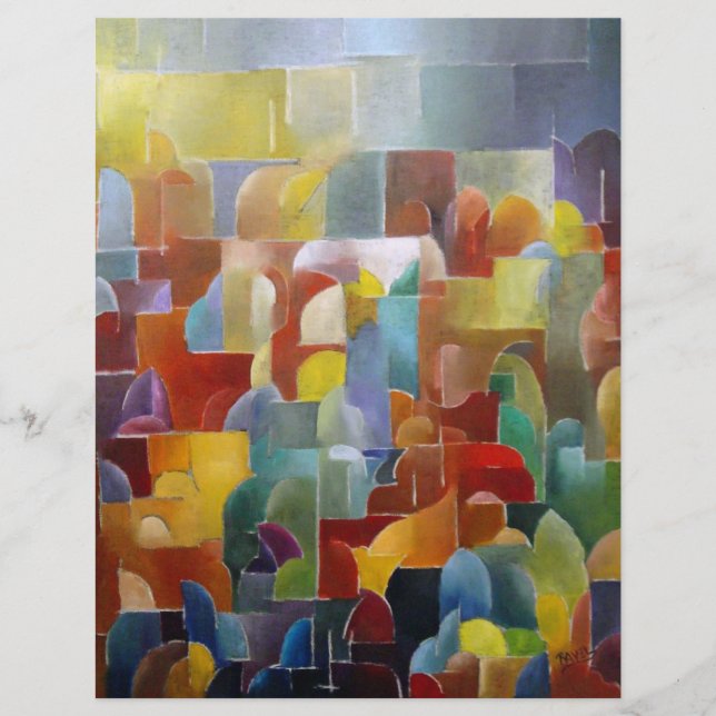 Prospectus 21,6 Cm X 24,94 Cm Purim Farbrengen (Devant)