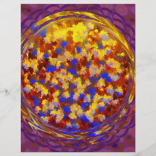 Prospectus 21,6 Cm X 24,94 Cm Purple Potpourri Bulk Scrapbook Paper Pages (Devant)