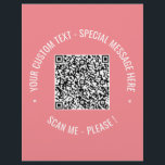 Prospectus 21,6 Cm X 24,94 Cm QR Code Scan Info Couleurs de texte personnalisées<br><div class="desc">QR Code Scan Info Couleurs de texte personnalisées Promotional Business ou Personal Modern Gift - Ajouter votre QR Code - Image ou logo - photo / Texte - Nom ou autre information / message - Redimensionner et déplacer ou supprimer / Ajouter des éléments - Image / Texte avec outil de...</div>
