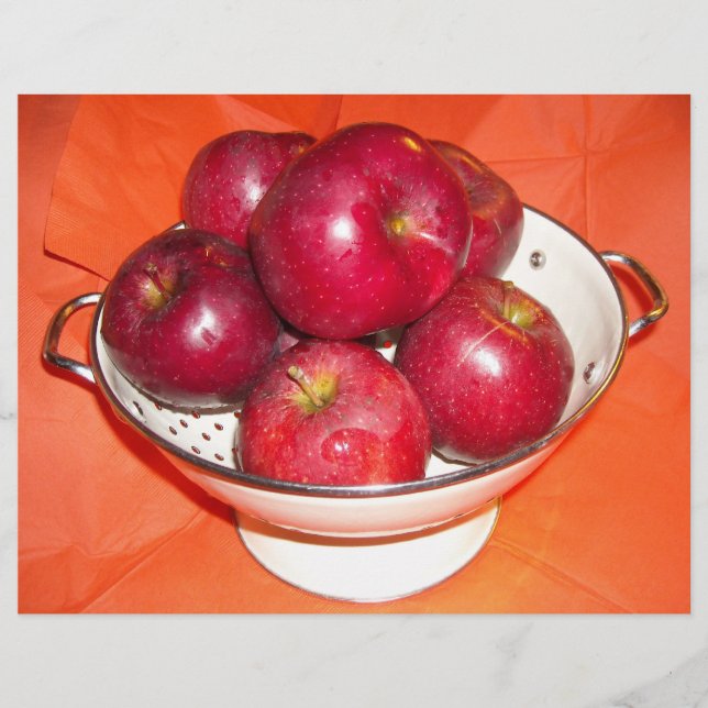 Prospectus 21,6 Cm X 24,94 Cm Quelques Pommes (Devant)