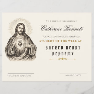 Prospectus 21,6 Cm X 24,94 Cm Réussite Académique Catholique du Sacré-Cœur Vinta