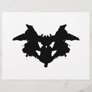 Prospectus 21,6 Cm X 24,94 Cm Rorschach Inkblot