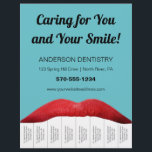 Prospectus 21,6 Cm X 24,94 Cm Rouge Lèvres Blanches Dentiste Bureau Tear Off Str<br><div class="desc">Faites la promotion de votre cabinet de dentiste ou d'autres services de dentisterie avec ce prospectus. Il comporte des lèvres rouges et des "dents" blanches qui servent également de bandes déchirantes avec vos informations commerciales sur elles. Il suffit d'utiliser les champs modèle pour personnaliser facilement ce prospectus avec toutes vos...</div>