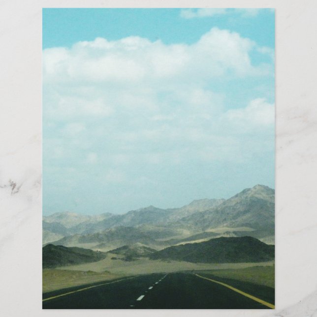 Prospectus 21,6 Cm X 24,94 Cm Route (Devant)