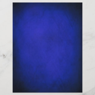 Prospectus 21,6 Cm X 24,94 Cm Royal Blue & Black Arrière - plans