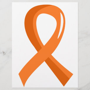 Prospectus 21,6 Cm X 24,94 Cm Ruban orange de la leucémie 3