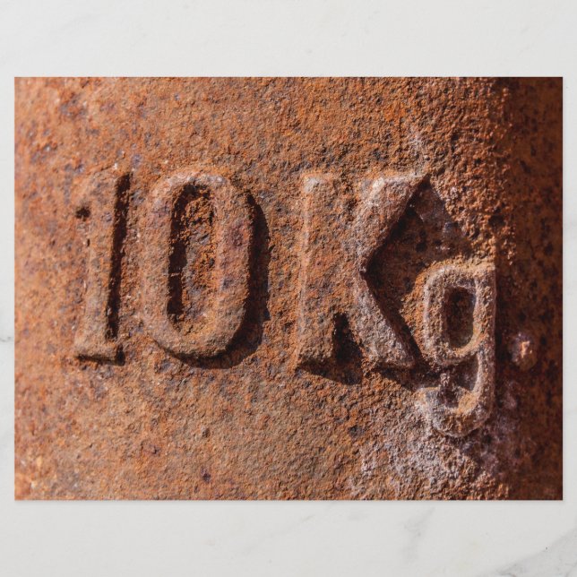 Prospectus 21,6 Cm X 24,94 Cm Rusty 10 kg (Devant)