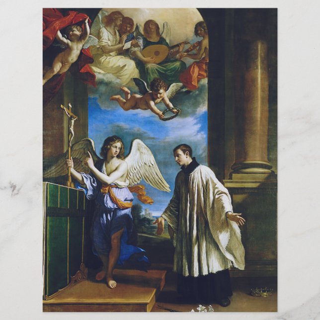 Prospectus 21,6 Cm X 24,94 Cm Saint Aloysius Gonzaga (Devant)