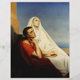 Prospectus 21,6 Cm X 24,94 Cm Saint Augustin et Sainte Monique