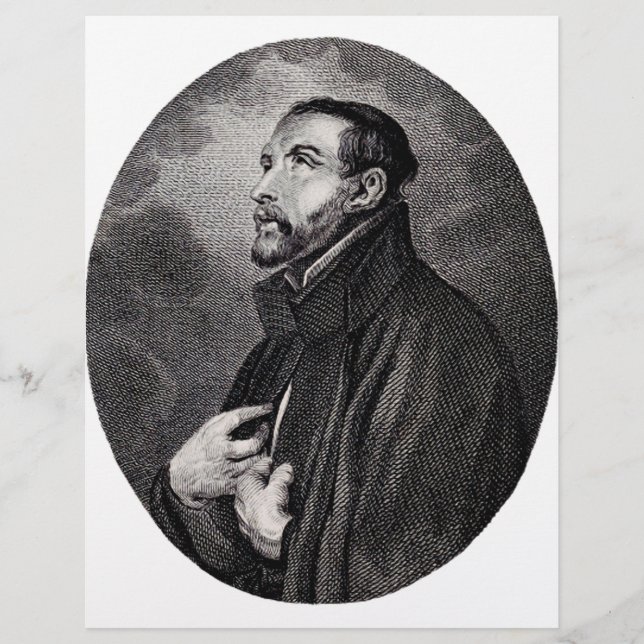 Prospectus 21,6 Cm X 24,94 Cm Saint François Xavier (Devant)