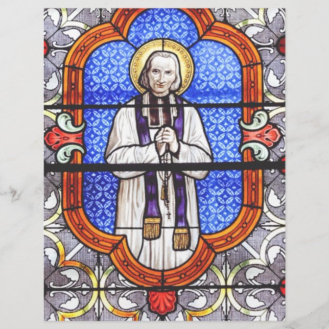 Prospectus 21,6 Cm X 24,94 Cm Saint Jean Baptiste Marie Vianney (Devant)