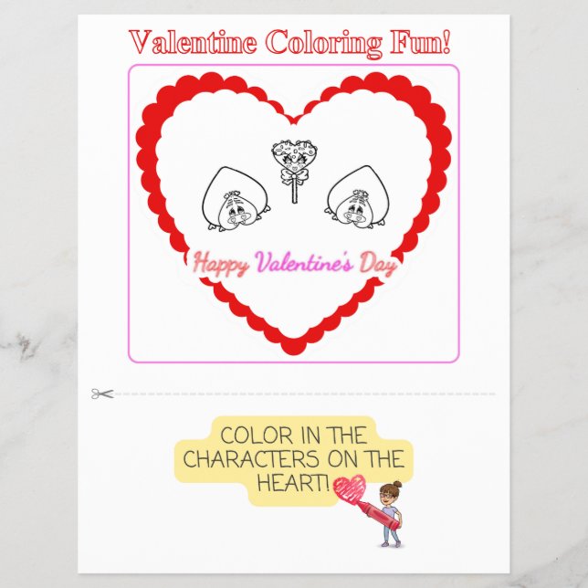 Prospectus 21,6 Cm X 24,94 Cm Saint Valentin amusant ! (Devant)