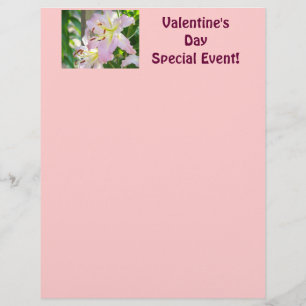 Prospectus 21,6 Cm X 24,94 Cm Saint Valentin ! Flyers personnalisés
