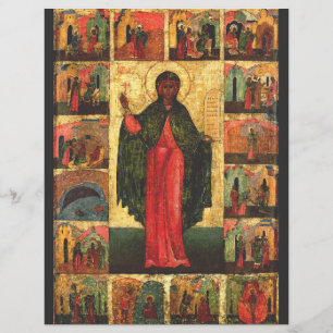 Prospectus 21,6 Cm X 24,94 Cm Sainte Anastasia Vierge et martyr