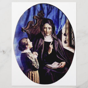 Prospectus 21,6 Cm X 24,94 Cm Sainte Angèle Merici Patronne des Éducateurs et