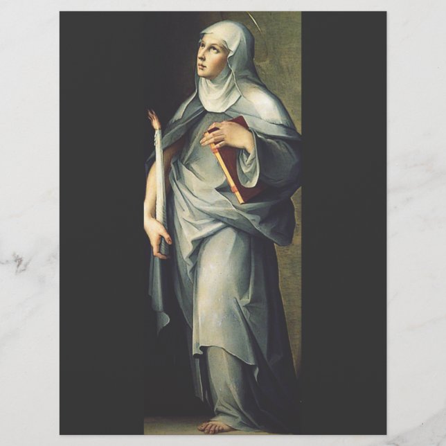 Prospectus 21,6 Cm X 24,94 Cm Sainte Brigitte de Suède (Devant)