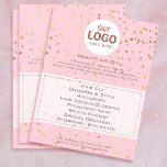 Prospectus 21,6 Cm X 24,94 Cm salon de beauté votre logo sur stars motif<br><div class="desc">salon de beauté professionnel maquillage artiste flyer</div>