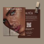 Prospectus 21,6 Cm X 24,94 Cm Salon Makeup Promotion Pricing<br><div class="desc">Elegant and calming flyer design, ideal for cosmetic salons and makeup artist. This flyer is designed to highlight your treatments, pricing, and brand message in a visually soothing and professional way. Easily customizable to match your salon’s branding — from colors to content. Recommended to edit on a computer for best...</div>
