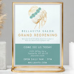 Prospectus 21,6 Cm X 24,94 Cm Salon Turquoise or Floral Updo Logo Reouverture du<br><div class="desc">Salon Turquoise Gold Floral Updo Logo Covid Reouverture Flyer. "Grâce à la mise en place de nouvelles mesures de sécurité Covid 19 pour protéger nos clients et nos employés." Personnalisez ce design personnalisé avec votre propre texte,  logo et détails professionnels.</div>