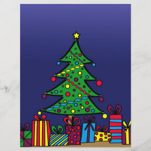Prospectus 21,6 Cm X 24,94 Cm sapin de Noël