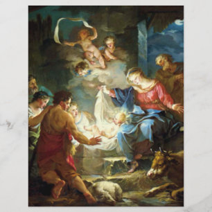 Prospectus 21,6 Cm X 24,94 Cm Scène de la Nativité pour Noël - Pierre