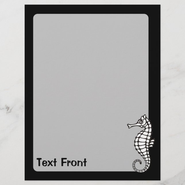 Prospectus 21,6 Cm X 24,94 Cm Seahorse White (Devant)