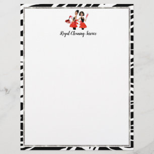 Prospectus 21,6 Cm X 24,94 Cm Services de nettoyage - Divas afro-américaines