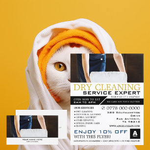 Prospectus 21,6 Cm X 24,94 Cm Serviettes Propres, Nettoyants Sec, Publicité De N