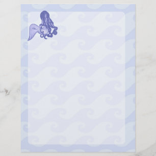 Prospectus 21,6 Cm X 24,94 Cm Sirène assise bleue